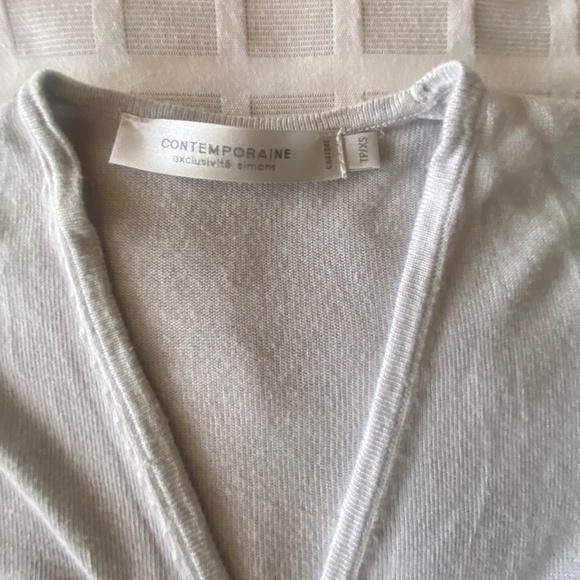 Light Baby Blue Cardigan Contemporaine from Simons Excellent Condition - Picture 2 of 7